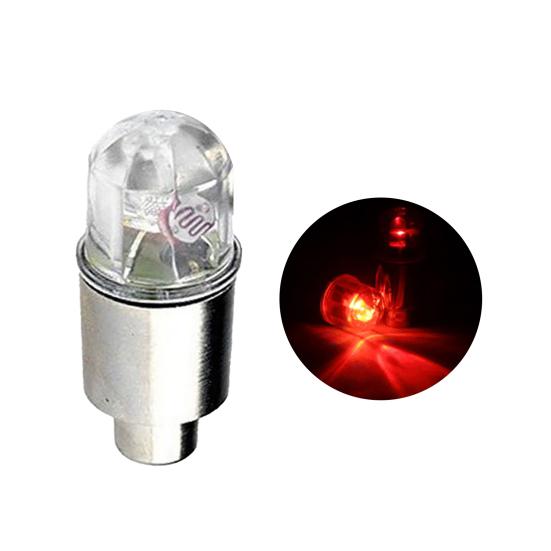 Wheel Valve Cap Light LED Vibration Sensor Light-Duty Alloy Universal Bicycle Cap Light