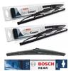 Комплект из 3 щеток стеклоочистителя Bosch Левая + Правая + ЗАДНЯЯ Для TOYOTA HIGHLANDER 2008 - 2019
