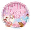 Donut-themed Disposable Tableware Set for Girls' Birthday Party Scene Arrangement