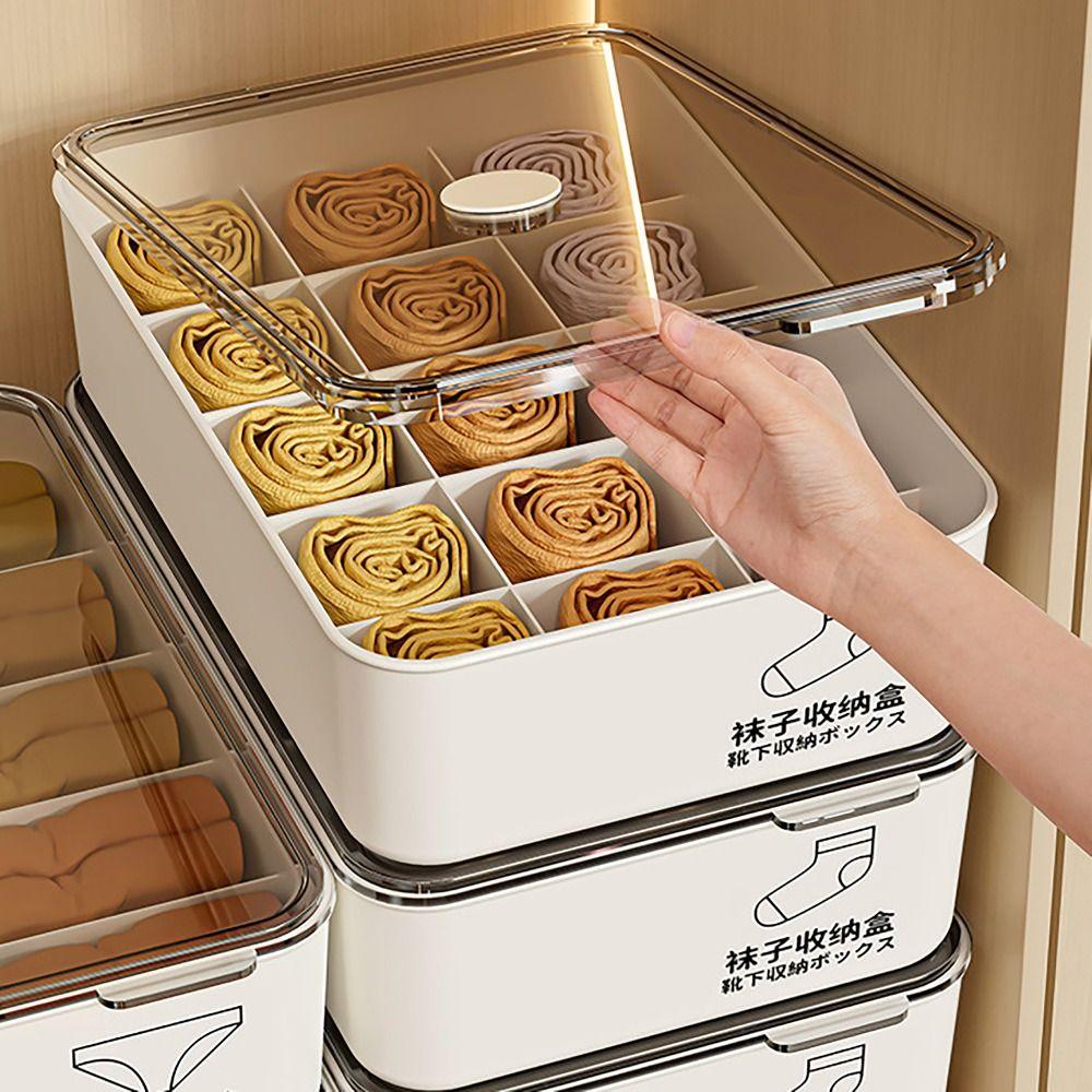 Классификация ящиков для хранения трусиков и носков с крышкой для дома