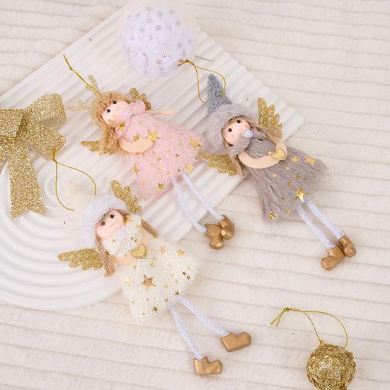 Рождественское украшение на елку Олень Ангел Кукла Дизайн Подвесное украшение Вечеринка Дом