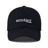 SENTIER Signature Lettering Ball Cap (BLACK)