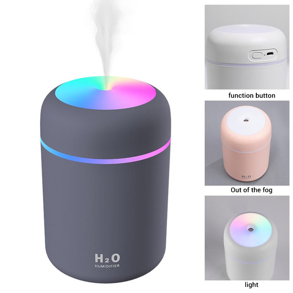 300ML Mini USB Humidifier with Night Light Mist Humidifier Air Humidifier For Room Office Desk