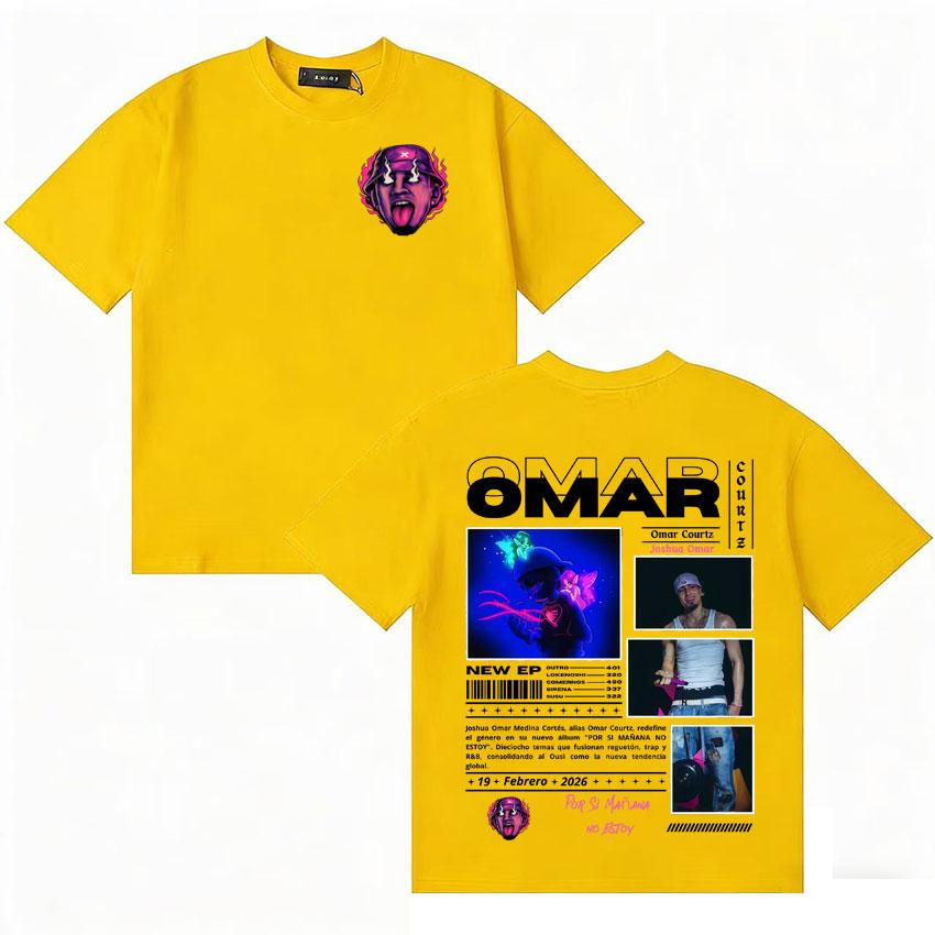 Omar Courtz Hot Sale Por Si Unisexana No Estoy Album Merch Tshirt Unisexs Women Hip Hop Tshirt Cotton Casual Short Sleeve Tee Shirts