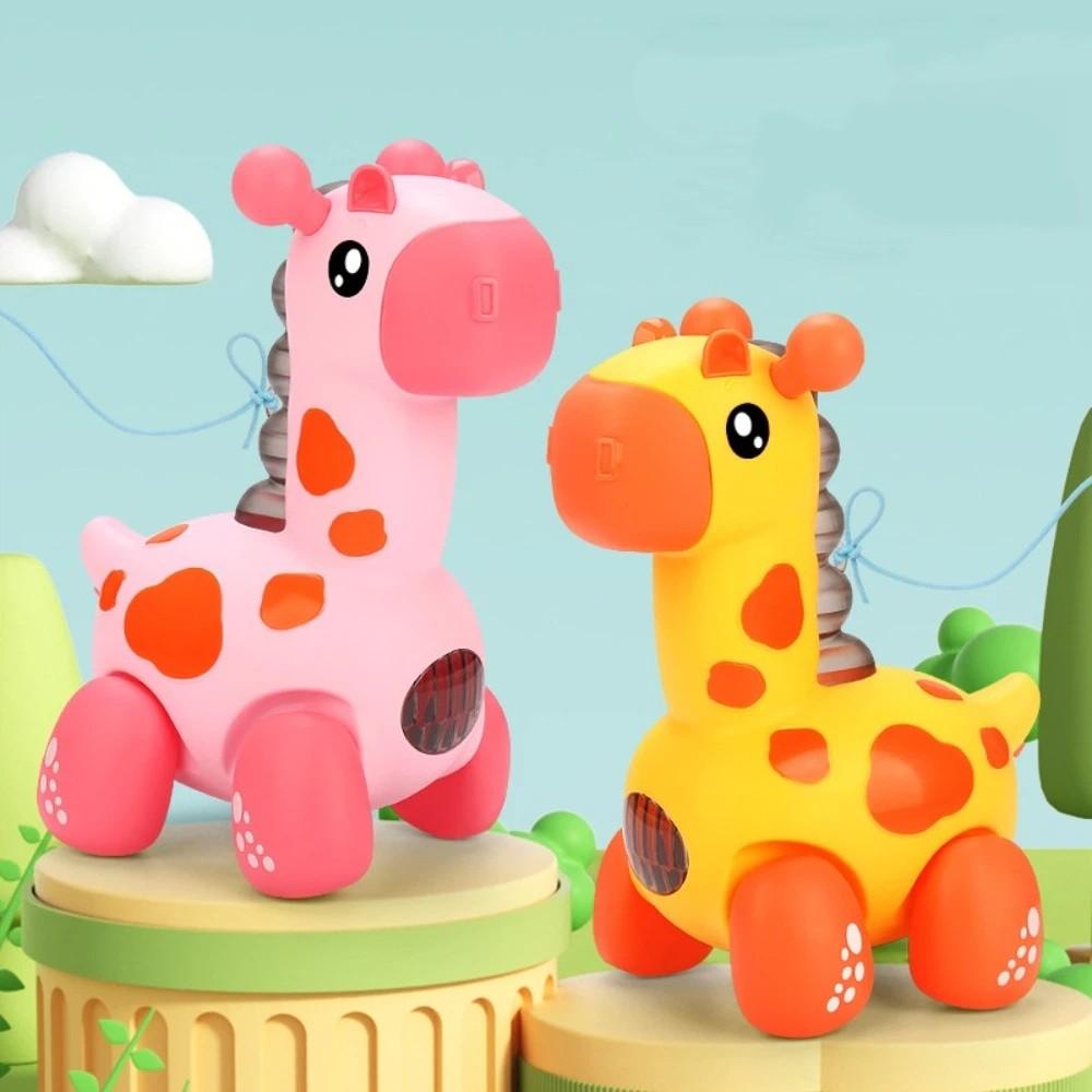 with Leash Giraffe Toys Sound and Light Animals Toys Early Education Toys Crawling Stage