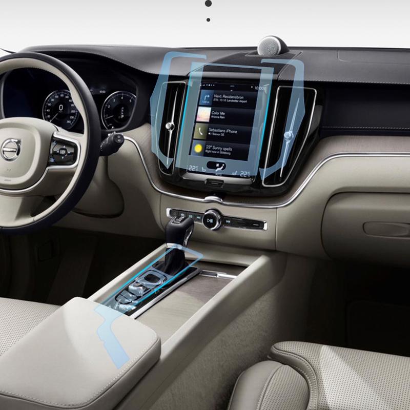 Для Volvo s90 xc90 xc60 xc40 v90 фара, центральная колонка, дверная ручка, защитная пленка из ТПУ, устойчивая к царапинам автомобиля