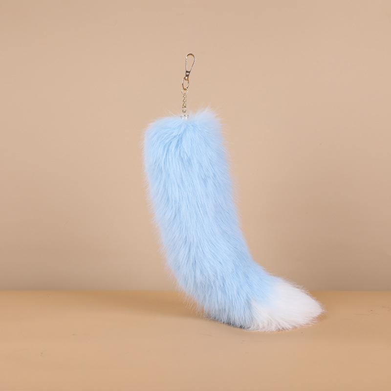 Женские и женские сумки из полиэстера, украшения, подвески, пушистые брелоки, держатели, ручная работа, имитация лисьего хвоста, модные подарочные аксессуары
