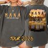 Футболка Mana Tour 2026 Музыкальный Тур Концертная Футболка Унисекс