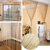 Room Divider Net Door Fly Screen Glitter String Curtain Screen Panel Hanging Beaded Curtains