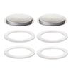 Coffee Rubber Ring Gasket Filter Kit Gasket Seal Silicone Rubber for Moka Pot Espresso Machine Parts
