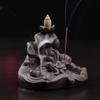 1Pc, Creative Cowboy Lotus Pond Backflow Incense Burner Incense Stick Holder (Without Incense)