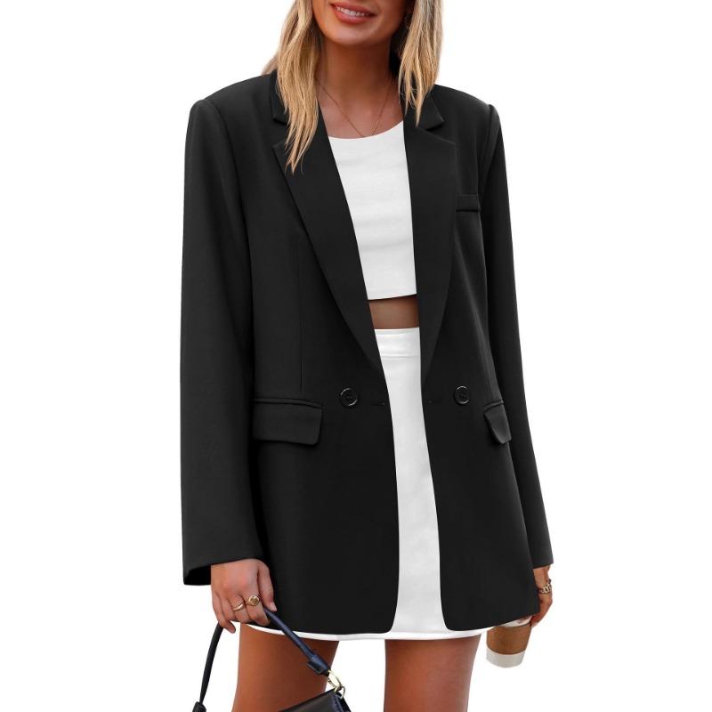 Women S Casual Loose Fit Blazer Commute Versatile Outerwear
