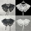 Embroidered Lace Lapel Shirt Fake Collar Cloud Shoulder Clothes Accessories Blouse False Collar