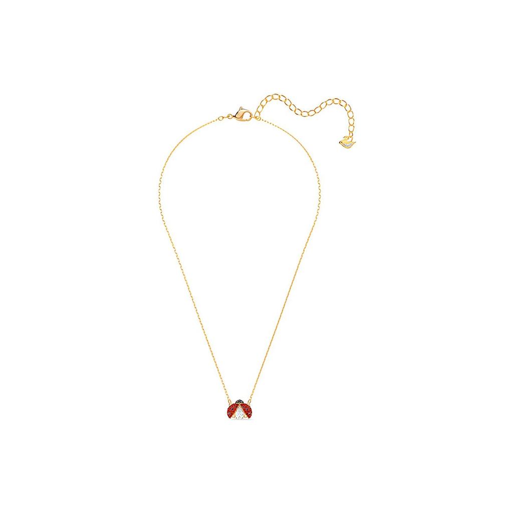 Swarovski Сверкающее Сердце Кристалл Божья Коровка Ожерелье Женское Ожерелье Золото 5521787