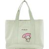 Canvas Partition Tote Bag L Size My Melody Sanrio Characters