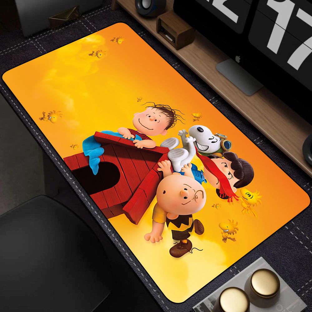 Cartoon Dog-S-SnoopyS Mouse Pad New Laptop Gaming Mice Mousepad Size for large Edge Locking Game Rubber Non-slip Keyboard Pads