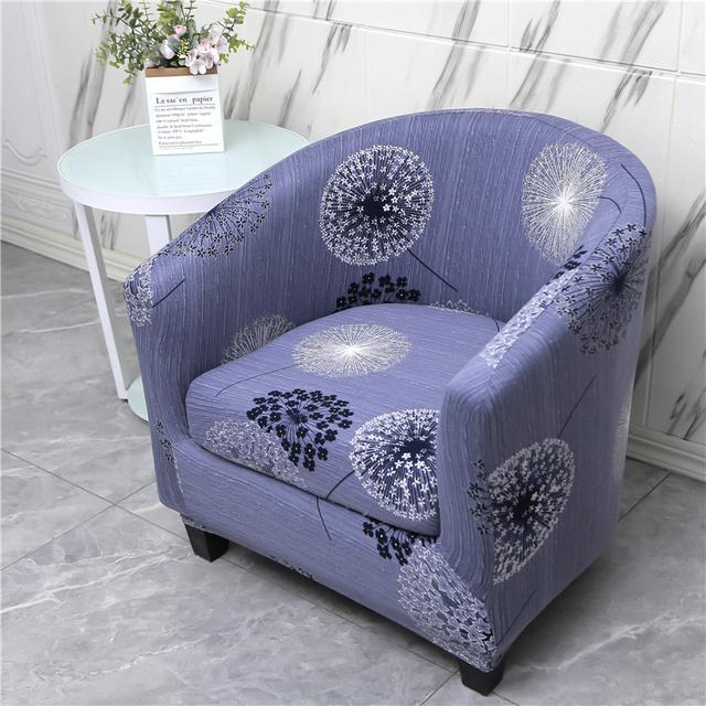 2 шт./компл. чехол для клубного стула, эластичные чехлы на кресла, чехол для стула с принтом, чехол для дивана, спандекс, чехлы для диванов для барной стойки