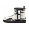 UGG Classic Clear Mini Marble Logo Women's (Unisex) Snow Boots 1120778 BLK