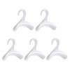 5 шт. Расширенные пластиковые крючки-соединители для вешалок, штабелируемые, экономящие место для хранения, многофункциональная стойка для подвешивания сумок и шляп