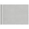VidaXL Écran de Balcon, Brise-vue de Jardin, Écran de Protection, Écran d'Intimité Terrasse Extérieur, Gris Clair 75x600 cm 4000003