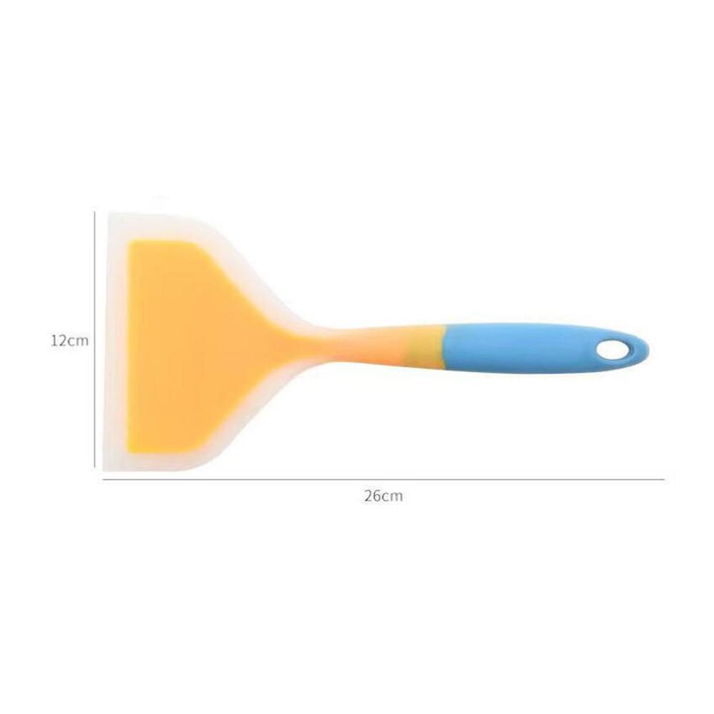 1 шт., силиконовая кухонная посуда, кухонная утварь, лопаточка, говядина, мясо, яйцо, кухонный скребок, широкие инструменты для приготовления пиццы, лопата