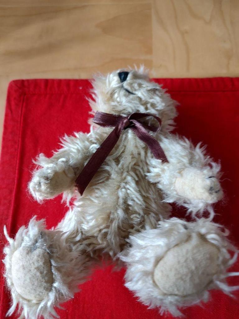 [USED] Cute antique Teddy Bear fur material teddy bear