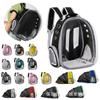 Рюкзак-космическая капсула, сумка для питомца, дышащий, прозрачный, рюкзак для собаки и кошки, портативная сумка для кошки