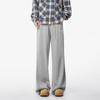 Spring and Autumn Men's New All-match Pleated Wide Leg High Street Vintage Casual Embroidered Sweatpants