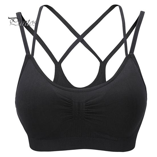Женский спортивный бюстгальтер с несколькими бретелями, открытой спиной, пуш-ап, быстросохнущий, без косточек, бесшовный спортивный бюстгальтер со съемными подкладками