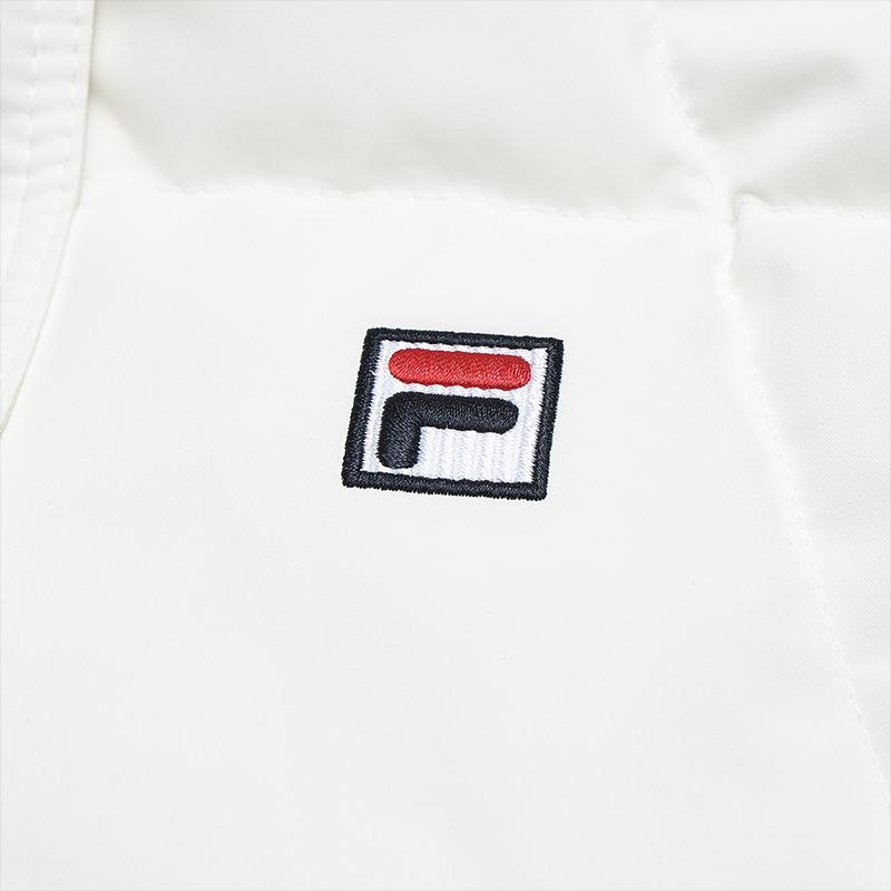 Fila Наследие Простой Классический Модный Повседневный Универсальный Удобный Теплый Пуховый Жилет Женский жилет Облако-Гриб-Белый F11W618904FWT