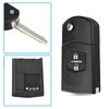 2 3 кнопки дистанционного ключа брелок чехол складной флип с необработанным лезвием для Mazda 3 5 6