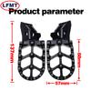 For Surron Ultra Bee UltraBee UB Wide Motorcycle Footpegs Foot Pegs Rests Electric Dirt Bike Pedals Aluminium Alloy MX Ultrabee