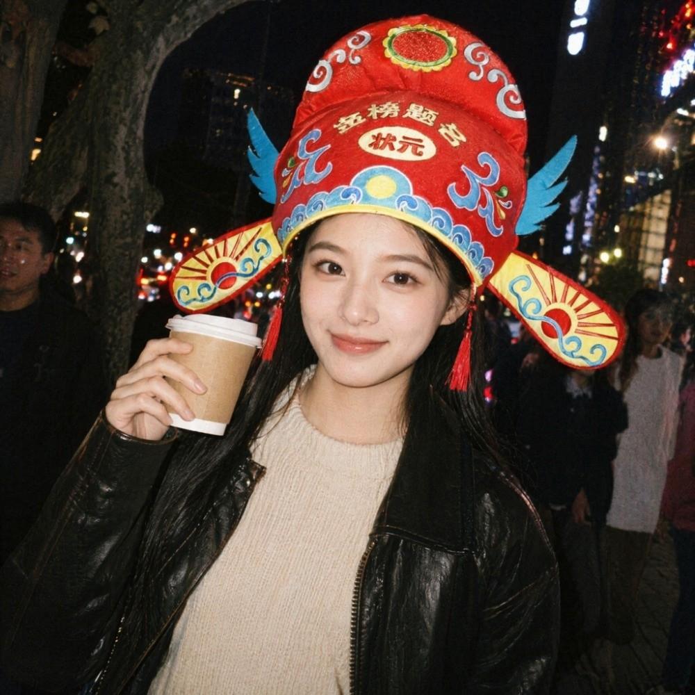 Adjustable Scorer Hat Tassel Role Play Headgear Celebration Photo Prop Headgear  Cosplay