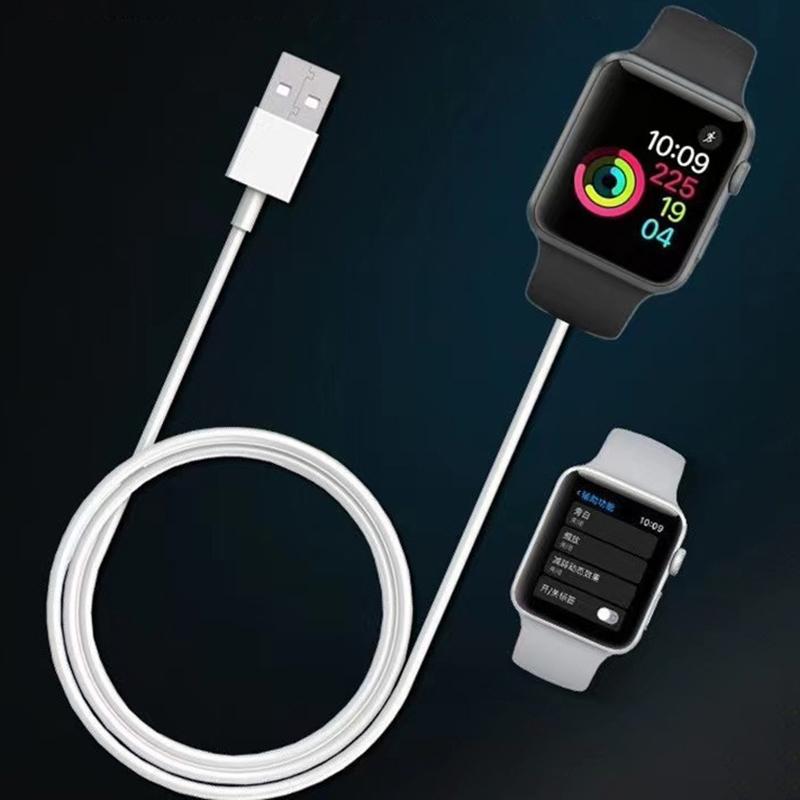 Магнитная Беспроводная USB A Быстрая Зарядка для Apple Watch Ultra Series 9 8 7 6 SE Кабель Type C для Зарядки для iWatch Series 5 3 2