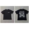 Cortez Phantom Letter Print Short Sleeve T-Shirt Couples Loose Fit Cotton Tee Teens Daily Wear