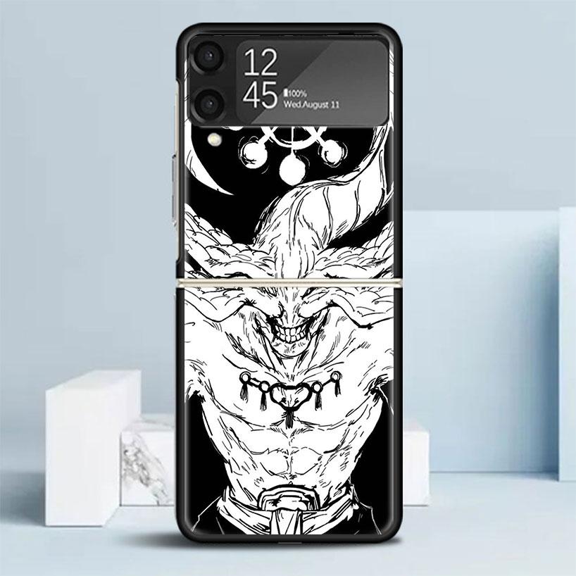Чехол для телефона Kaisen J-Jujutsu Sukuna Mahoraga для Samsung Galaxy Z Flip7 Flip6 5G Flip5 Flip4 Flip3 ZFlip 7 6 3 4 5 Ударопрочный Bac