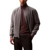 Solid Color Baseball Collar Pilot Drop Shoulder Long Sleeve Jacket Men Jackets Charcoal 40EM513-QQE