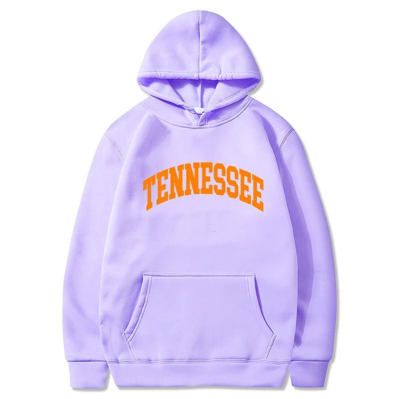 Unisex Tennessee Hooded Sweatshirt Casual Pullover Teens Young Adults