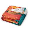 Warm Blanket Picnic Pedro pascal jesus Throw Blanket  Flannel Bedspread For Couch Chair Sofa Bed Print Sofa Bed Cover