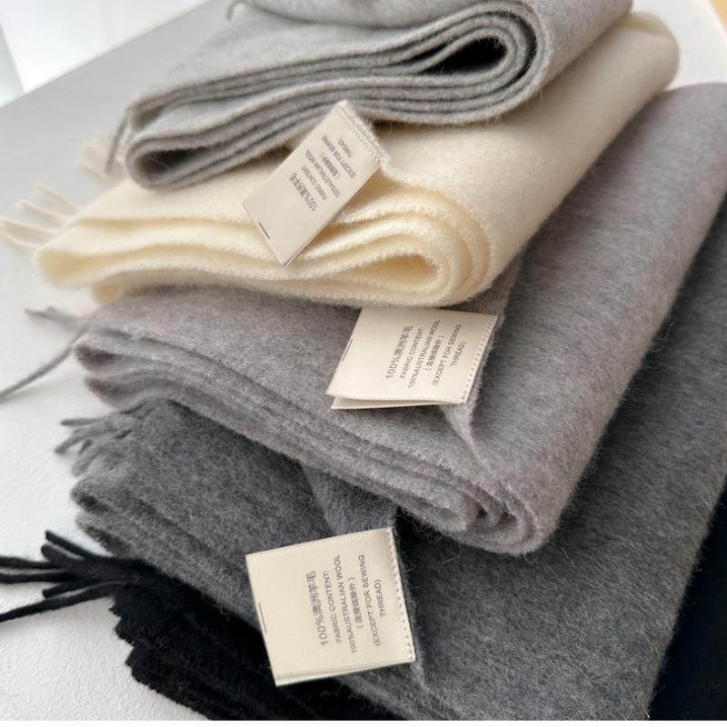 100% шерстяной зимний шарф для женщин, длинные теплые кашемировые шарфы, хиджаб, однотонная женская шаль, женская пашмина, бандана, платки для головы, новые