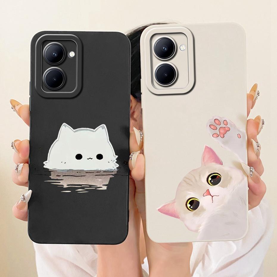 New Fashion Phone Case For Realme 10 4G Soft Silicone Cases For Realme10 RMX3630 Shockproof Covers Bumpers