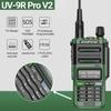 BAOFENG UV 9R Pro V2 IP68 Водонепроницаемая Рация Трехмощная Зарядка Type-C Двухдиапазонная Любительская CB Радиостанция Двусторонняя Радиостанция UV 9R Plus
