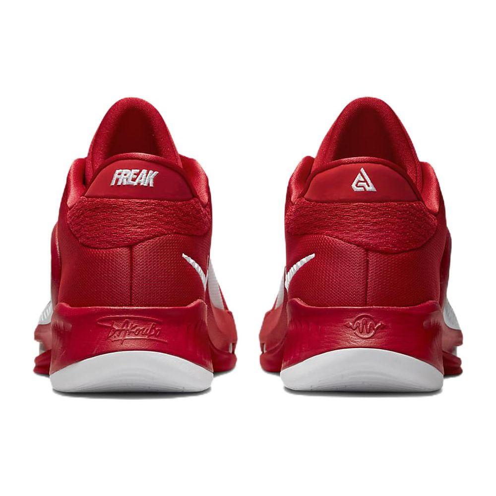 Nike Кроссовки Zoom Freak 4 TB University Red Unisex белые DO9679-600
