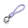 BOJIDO Car Key Ring, Braided, Bicycle, Keychain, Bike Keychain, Bike Keyring, Bike Keychain, Simple and Textured, Purple