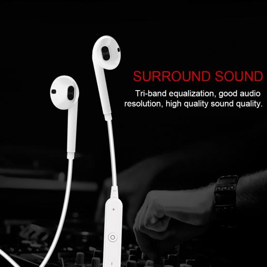 Спортивные Bluetooth-совместимые стереозвуковые микрофоны-вкладыши для ношения на шее беспроводные наушники