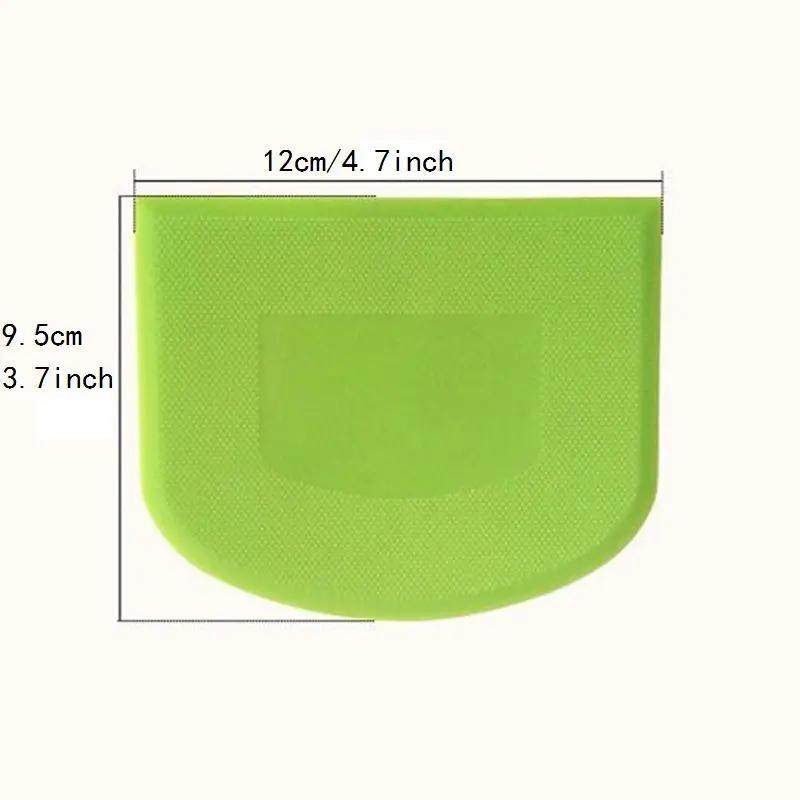 1pc Plastic Cake Cream Spatula, Dough Knife, Butter Scraper with Plain Smooth Edge, Baking Tools
