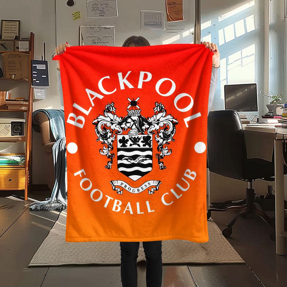 Blackpool F.C Blanket, High quality Comfortable for All Seasons, Home Decor, Warmth and Comfort