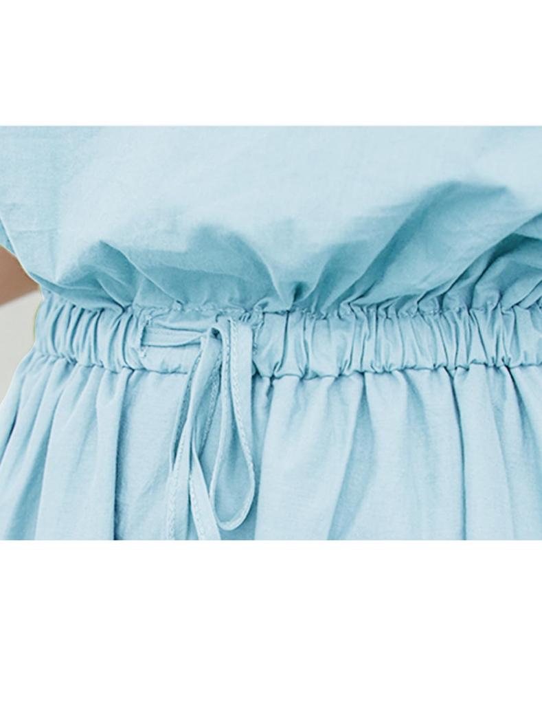 Sorosis Повседневный Круглый вырез Длинный Свободный Идеально для Повседневного и Особого Лета Размер Маленький Женское Платье, Без рукавов, А-силуэт, Длина до колена, Расклешенное, Горловина, Платье,