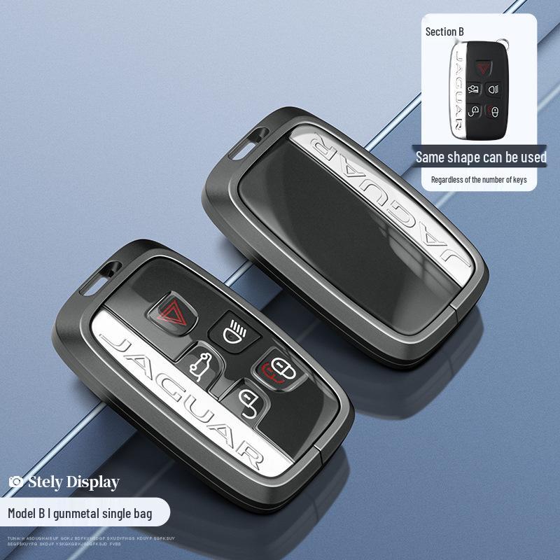 Чехол для ключа Jaguar: Корпус из алюминиевого сплава для моделей XEL, XFL, F-Pace, XJL, XF, XE, F-Type