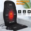 Portable Vibrating Car Massage Chair Mat for Car Home Office Electric Heating Vibrating Back Massager Chair